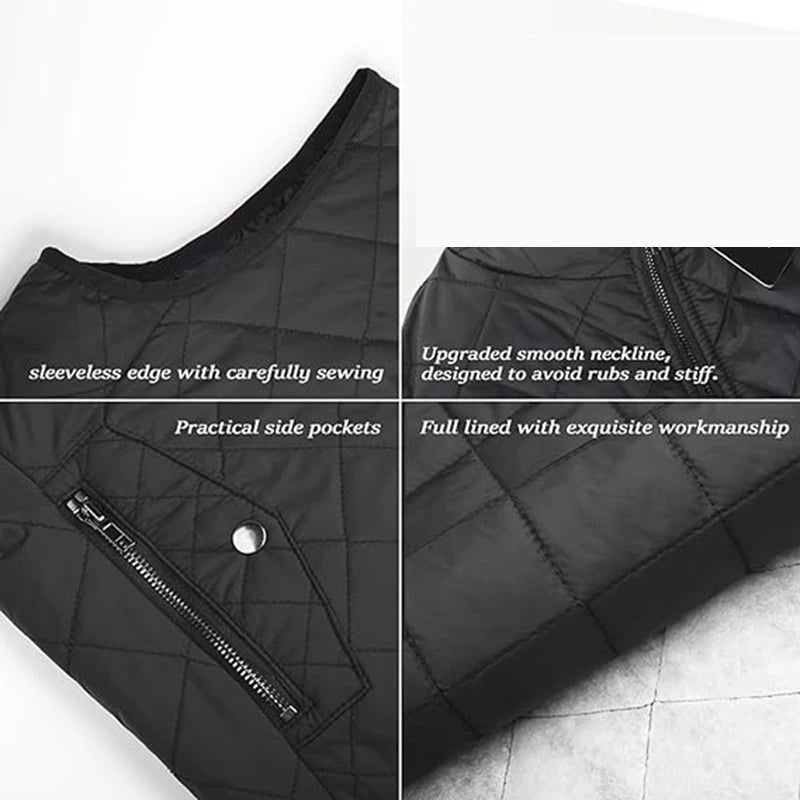 Women Warm Leisure Vest Autumn and Winter Cotton Vestsuit Girl Flexible Thermal Winter Warm Jacket Vest - Matrix Studios