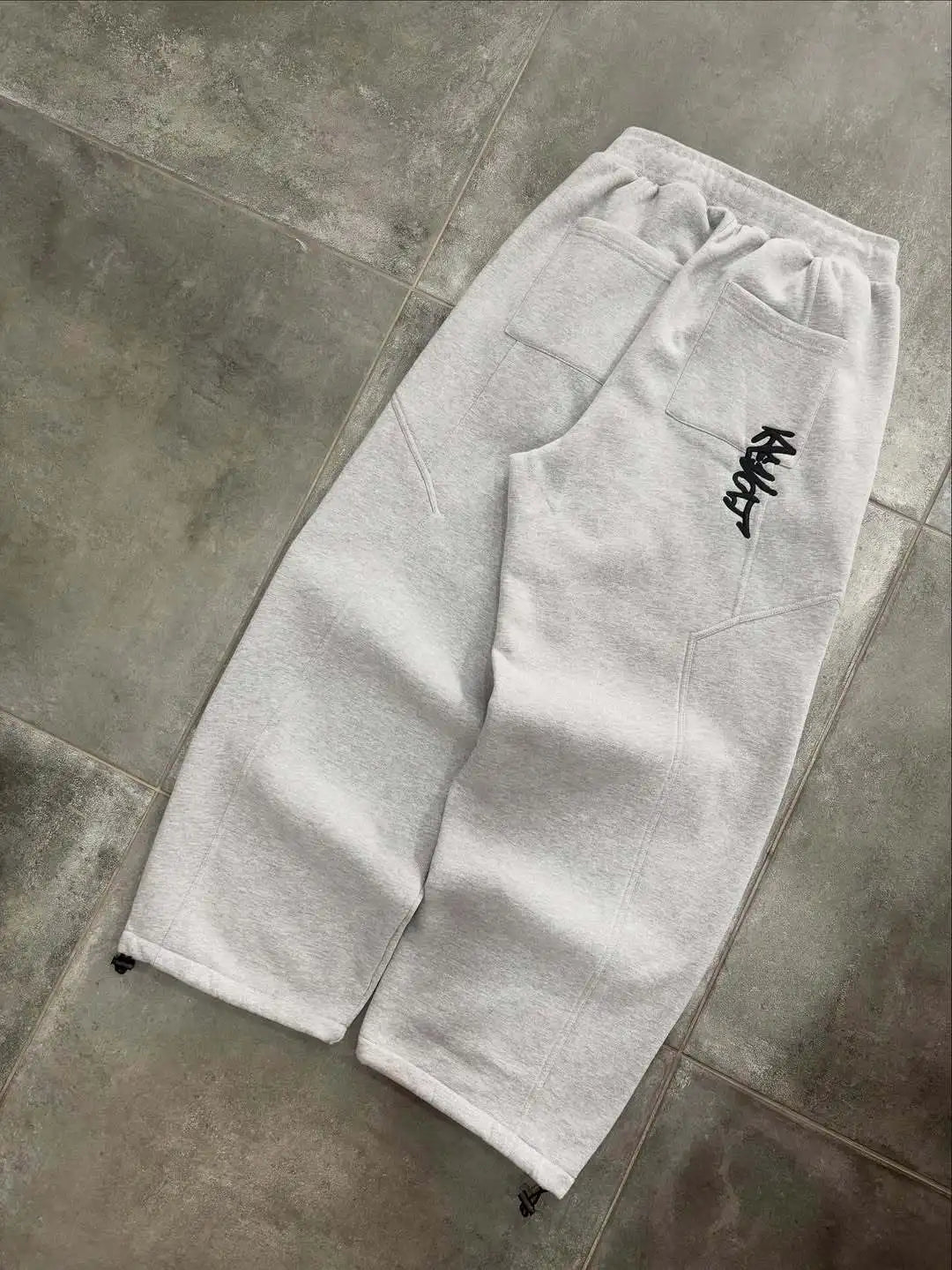 2026 Autumn/Winter European and American Fashion Gothic Y2K Simple Daily Zipper Hoodie High Street Loose Pants Set