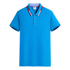 Summer Casual Short-sleeved Polo Shirt POLO Shirt Personal Company Customization Embroidery Printing Personalized Design Top - Matrix-studios.com