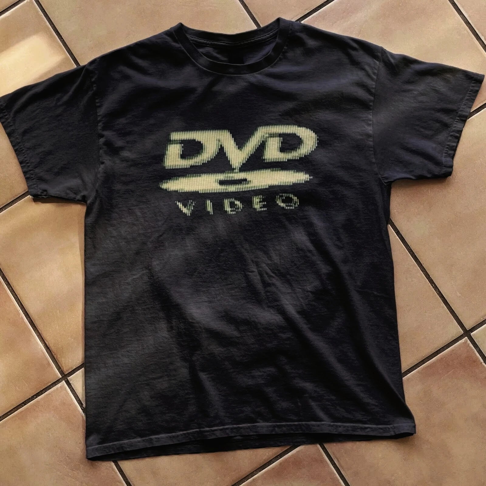 Retro Graphic T Shirt Men Vintage Washed Cotton Tee Funny Video Logo Print Top Casual Oversized Streetwear Short Sleeve Summer