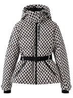 2026 Women's Winter Hooded Padded Sport Parkas Pants 2 PCS Set Belt Female Elegant Warm Windproof Skiing Coats Jackets Trousers - Matrix-studios.com