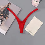 Women New Style Women Secret Clothes Deep V Thong Breathable Sexy Low Waist Brazilian Underwear Soft Thin Straps Women's Panties - Matrix Studios