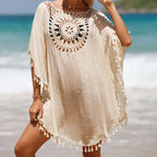 CROCHET BIKINI-Women's Sexy Swimsuit Cover Up Dress Summer Bathing Suit Beachwear Shirt Cover-ups for Women - Matrix Studios