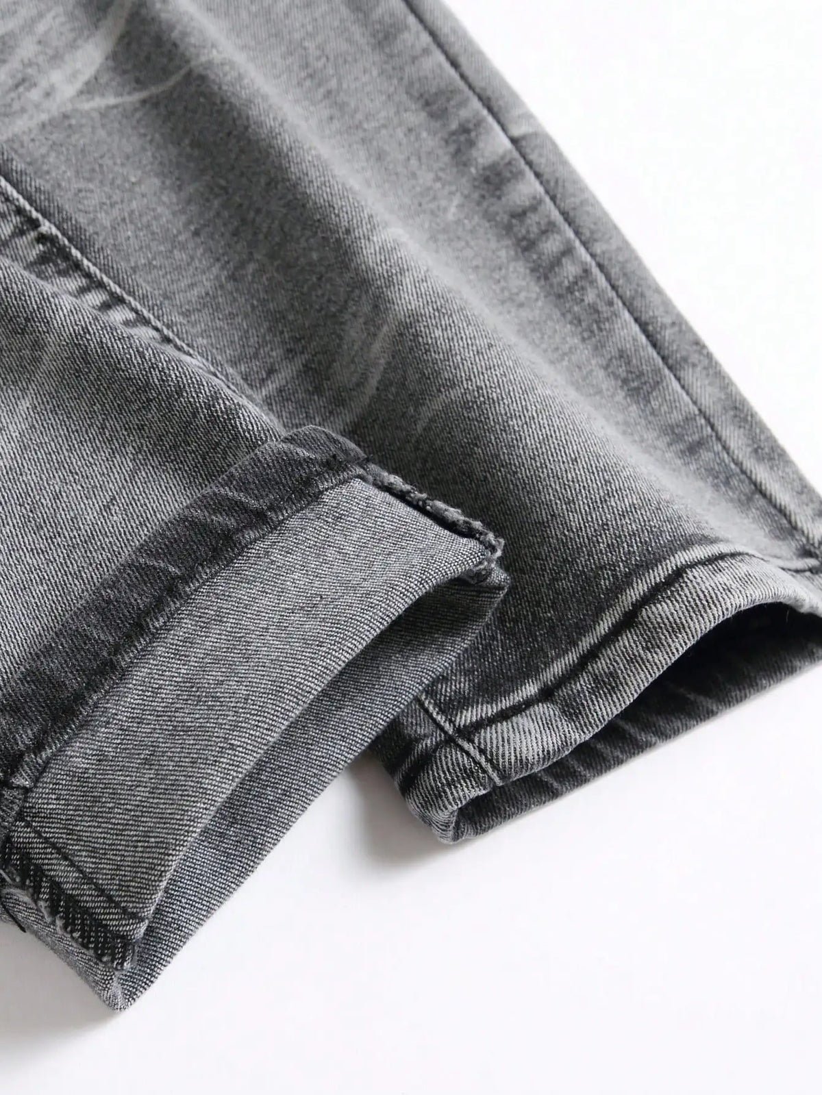 Men‘s Stretchy Denim Jeans Streetwear Tearing Patchwork Holes Ripped Denim Elastic Waist Casual Pants Slim fit Straight Trousers - Matrix Studios