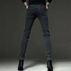 Men's Striped Slim Stylish Casual Pencil Pants Jeans Spring Autumn Korean Trendy Fashion Brand New Elastic Striped Long Trousers - Matrix Studios