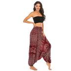 Bohemian Pants Women Pantalones Mujer Hippie High Waist Rayon Harem Baggy Boho Yoga Beach Wear Pour Femme Calca Feminina Printed - Matrix Studios