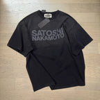 Summer Men Women Satoshi Nakamoto Tshirts Oversized High Quality Washed Letters Logo Print T Shirt with Tag - Matrix-studios.com