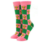 Novelty Woman Socks Harajuku Cotton Funny Happy Cartoon Cat Dog Pattern Unisex Socks Men Novelty Kawaii Socks - Matrix Studios