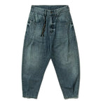 American Vintage High Quality Denim Cargo Pants Men Clothing Streetwear Loose Skate Jeans Harajuku Casual Harem Trousers Male - Matrix Studios