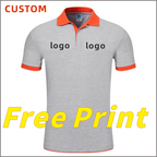 POLO Shirt Customized Print Logo Summer Short Sleeve Print Image Personalized Customized Work Suit T-shirt Embroidered Polo Coll - Matrix-studios.com