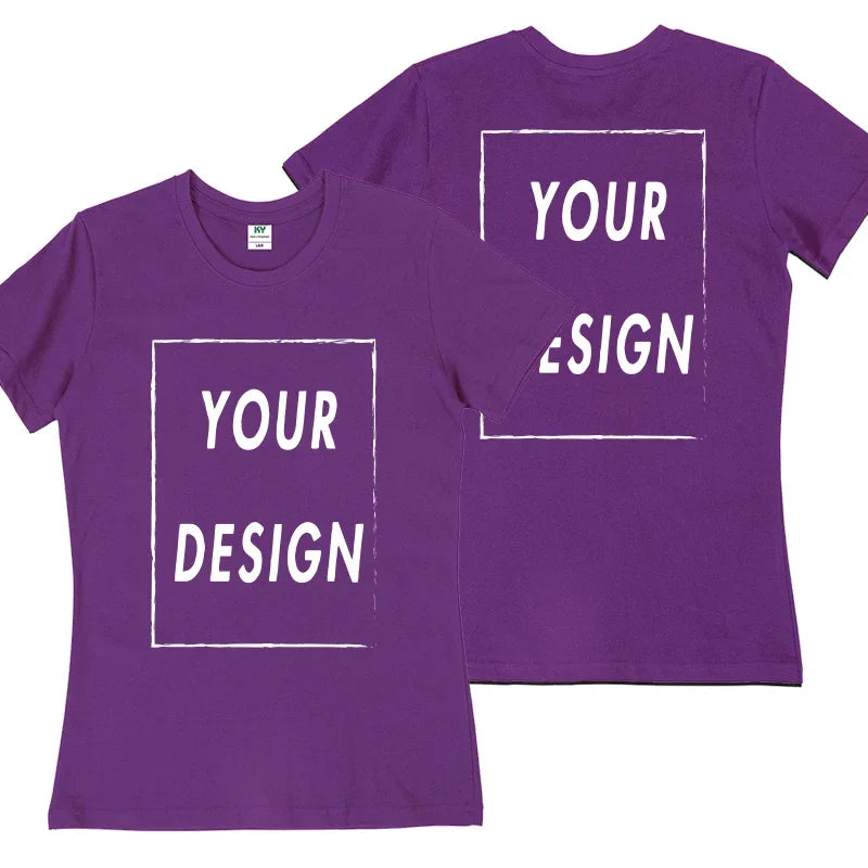 UE Size Custom Team T-shirt for Women, Add Your Own Design in Front and Back, Print and Text, High-quality T-shirt for Men - Matrix-studios.com
