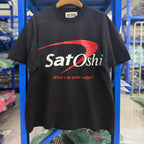 Satoshi Nakamoto T-shirt 26SS Destroyed Washed White Letter Print Vintage Ripped Short-Sleeved T Shirts Men Women Streetwear - Matrix-studios.com