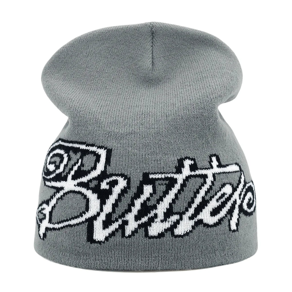 Y2K Letter Butter Knit Hats Skullies Beanies Autumn Winter Warm Hat Men Women Hip Hop Quality Skiing Cap Cycling Windproof New