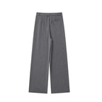 MUJER 2025 Women's Pants Beige Grey Black Wide Leg Pants Women High Waist Baggy Pants Woman Fashion Summer Office Trousers
