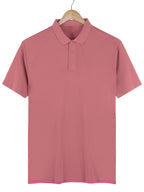 Women Solid Color Polo Shirt Summer Casual Cool Feeling Antibacterial Tops Breathable Short-sleeved Lapel Slim Fit 2025 Clothes - Matrix-studios.com