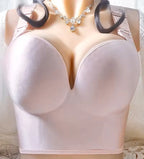 Wireless Push Up Bras for Women Full Coverage Solid Underwear Female Adjustable Plus Size Lingerie 38 40 42 48 50 C D E - Matrix Studios