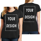 UE Size Custom Team T-shirt for Women, Add Your Own Design in Front and Back, Print and Text, High-quality T-shirt for Men - Matrix-studios.com