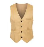 YASUGUOJI New Fashion Business Slim Fit Women Vest OL V Neck Formal Office Ladies Vest Coat Plus Size Work Wear Uniforms - Matrix Studios