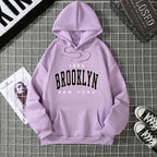 2025 Winter New Women's Hoodie High Street Unisex style Double Pockets Sweatshirts Outerwear Plus-Size Women's Clothing CYXX227 - Matrix Studios