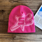 New Autumu Winter Keep Warm Knit Hat Women Men Skiing Beanies Outdoor Cold Hat Cycling Skullcap Fashion Letter Y2K Hiphop Beanie