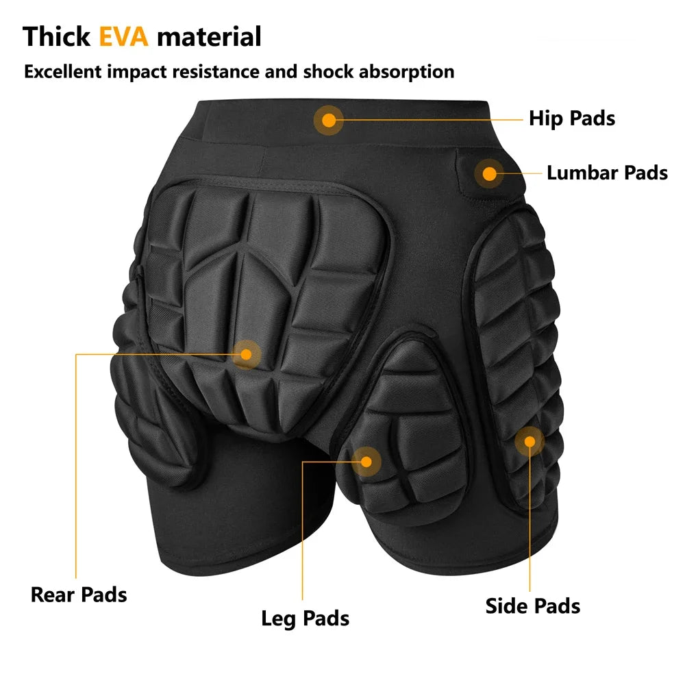 New Ski Shorts Skating Hip Protector Skiing Snowboard Shorts Protective Gear Sport MTB Cycling Motocross Hip Knee Elbow Paddeds - Matrix Studios
