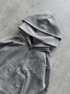 Y2k Street Style Large Area Embroidered Back Oversized Loose Hooded Sweatshirt Stretch Jogging Pants Casual Sports Pants Suit
