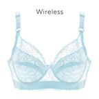 Women's Sexy Lace Wireless Push Up Bra Sexy Wire Free Bras For Women Plus Size 75-105 B C D Thin Cup Bralette Lingerie Intimates - Matrix Studios