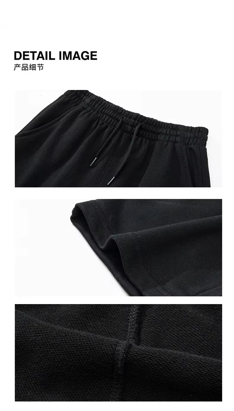 American Trend New Retro Sports High Street Pink Letters Versatile Tide Brand Summer Shorts Casual Printing Loose Shorts for Men