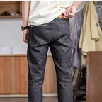 Maden Retro 11.6oz Selvedge Raw Denim Jeans Tapered Regular Fit Cotton Jeans with Zipper Fly High Quality Versatile Men's Pants - Matrix Studios