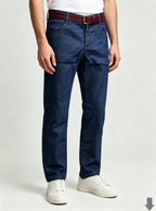 2026 NEW Men Men's Fashion Business Jeans Classic Style Casual Stretch Slim Jean Pants Male Brand Denim Trousers Black Blue Me - Matrix Studios
