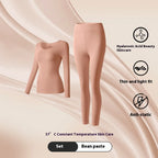 Winter Seamless Fleece Warm Leggings Female casual warm top Ladies Thermal Underwear 2pcs Set Slim Thin  Sports Fitness Leggings - Matrix-studios.com