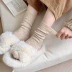 Women's Socks Winter New Novelty Fashion Japanese Style Casual Crew Socks Warm Striped Autumn Simple Wool Socks For Girls Trendy - Matrix Studios