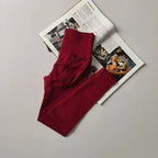 Seamless Sport Yoga High Waist Pants Leggings Sport See Through Yoga Gym Running Quick Dry Pants Scrunch Butt Pants - Matrix-studios.com