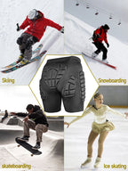 AVIVOR Pads Shorts 3D Protective Shorts for Snowboard and Ski Unisex Sports Hip Protection Pad - Matrix Studios