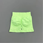 HISTELLO Gym Shorts 4.5" Women Fitness Sports Biker Shorts Low Waist Running Pants Workout Scrunch Butt Yoga Seamless Leggings - Matrix-studios.com