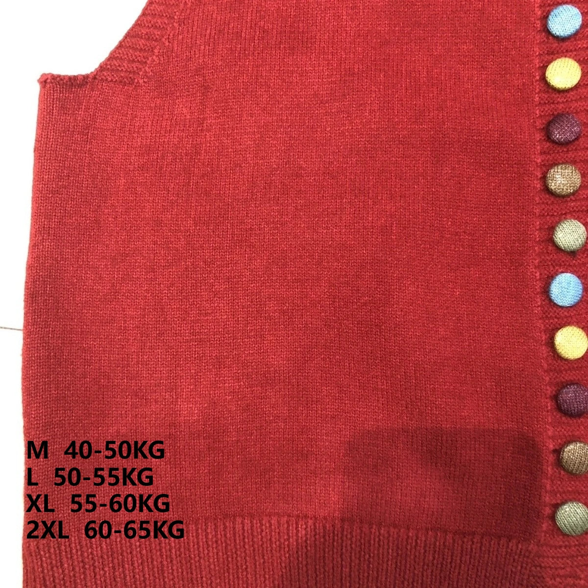 Sweater Vest Autumn Women Rainbow Single-breasted Button Soft Sweater Loose Knit Vest V-neck Knitwear Cardigan Lady Waistcoats - Matrix Studios