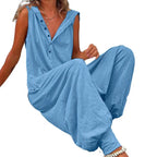 High Quality 2023 Spring Autumn Casual Women's Fashion Cotton Overalls Bohemian Stripe Casual Overalls - Matrix Studios