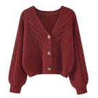 Autumn Winter Fashion Cardigan Sweater Women Knitted Coats Female Solid Long Sleeve Casual Knit Jacket Cardigans Tops Knitwear - Matrix Studios
