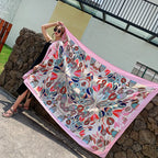 140x180cm Celebrity With The Same Cover-Ups Women Large Beach Dress Bikini Bathing Swimwear Sunburn Protection Sarong Wrap Scarf - Matrix Studios