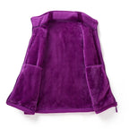 Autumn Winter Polar Fleece Vest Women's Windproof Outdoor Warm Sleeveless  Coat 2025 Plush Stand Collar Casual Waistcoat - Matrix Studios