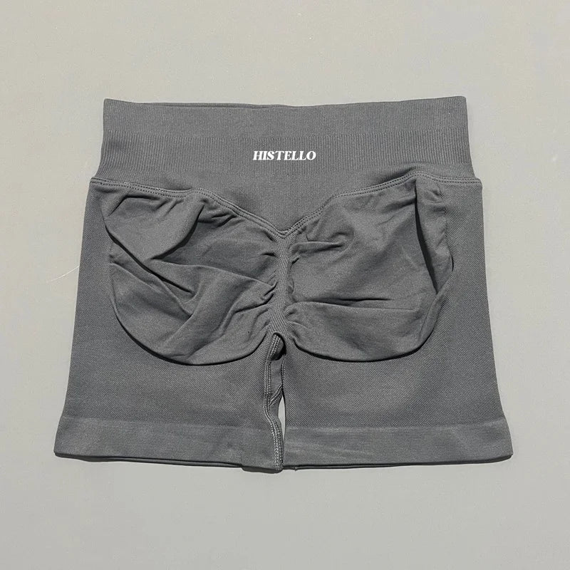 HISTELLO Impact Shorts Df Substitute High Waist Women Yoga Workout Shorts Seamless Leggings Stretch Fitness Gym Running Shorts - Matrix Studios