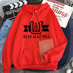 Harajuku Anime Manga UA My Hero Academia Logo Hoodies Sweatshirt Men Long Sleeve Streetwear Women Patchwork Winter Sweatshirts - Matrix Studios