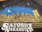 Satoshi Nakamoto Hole New York Night Skyline Short Sleeve T Shirt Men Women High Quality Tee Tops T-Shirt - Matrix-studios.com