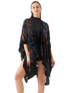 MJSERECA New Bohemian Burnt Plush Kimono for Woman Long Cardigan With tassel Beach Cover-up Casual Cardigan Shawl Chiffon Shirt - Matrix Studios