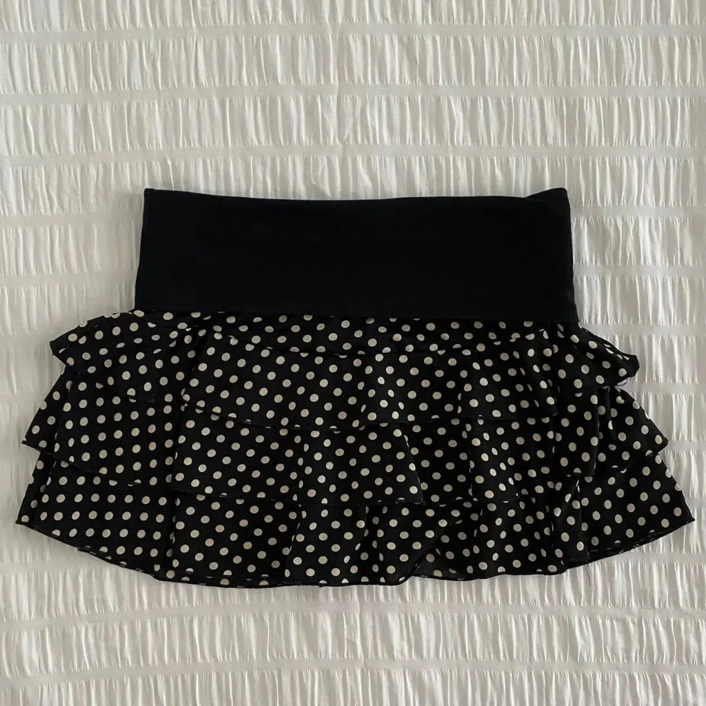Cute Sweet Millennium Spice Girls Lace Mini Skirt Trendy Elegant Vintage Harajuku Skirt Subculture Fashionable Female Slim Skirt - Matrix-studios.com