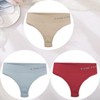 3PCS/Set Women's Panties Sexy Underwear FINETOO Large Size Thong Women Seamless Panties High Waist Girls Thongs M-2XL - Matrix Studios