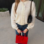 Tuularose Women Fashion Cardigan Spring Autumn Solid Lace-Up Single-Button Sweaters Chic Casual Commuter New 2026 Female Jumpers - Matrix Studios