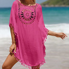CROCHET BIKINI-Women's Sexy Swimsuit Cover Up Dress Summer Bathing Suit Beachwear Shirt Cover-ups for Women - Matrix Studios