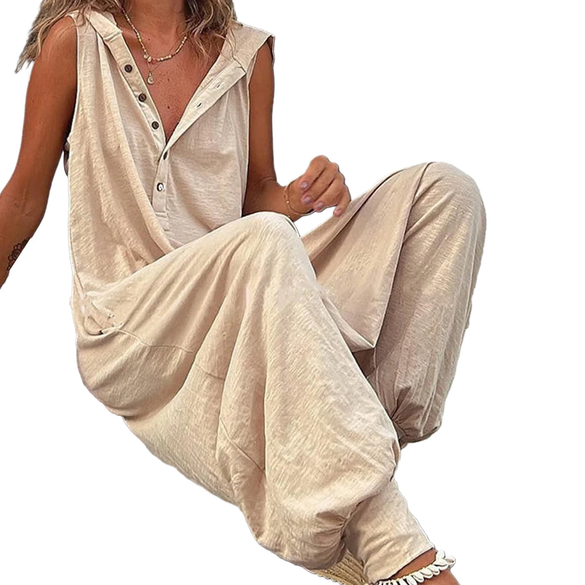 High Quality 2023 Spring Autumn Casual Women's Fashion Cotton Overalls Bohemian Stripe Casual Overalls - Matrix Studios
