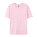 100% Cotton Solid T-shirts Women Sporty Short Sleeve Tees Fashion Casual White Black Clothing Loose O-Neck Female Summer Tops - Matrix-studios.com